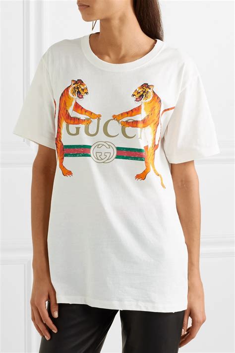 gucci shirt tiger print|gucci tiger long sleeve shirt.